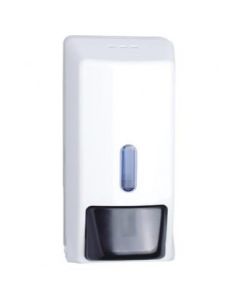 Dispenser til sæbe. hvit. H 25 cm. 750 ml