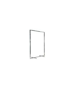 Gulv- klesstativ 120 cm. Krom. B-MT