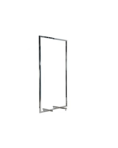 Gulv- klesstativ 60 cm. Krom. B-MT
