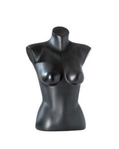 Dame overdel - budsjett. Sort plast