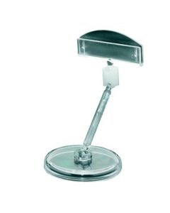 Small round-base Ø5 skiltholder, mellom - bred holder