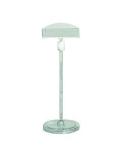 Small round-base Ø5 skiltholder, Høy - bred holder