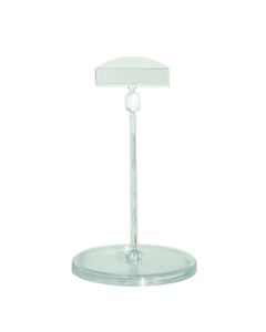 LARGE ROUND-BASE Ø8,5 skiltholder, Høy - bred holder