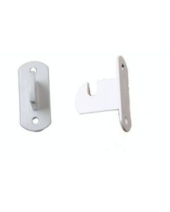 Veggbeslag t/ gitter - Hvit
