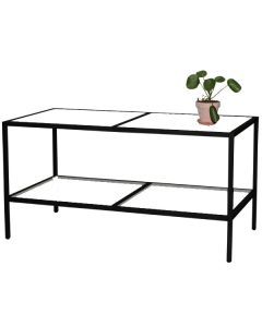 Luton 2 - Sort stel - Salgs- / Opleggsbord. 160 x 80 x H84 cm. Velg bordplate