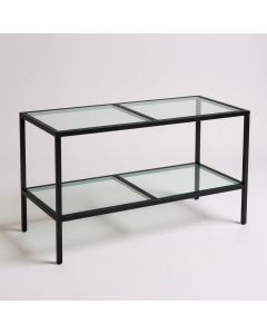 Luton 2 - Sort stel - Salgs- / Opleggsbord. 160 x 80 x H84 cm. Velg bordplate