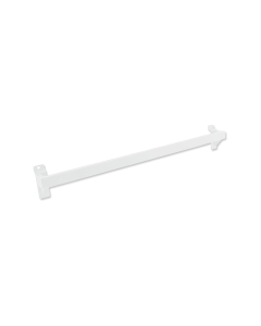 Dekostang 60 cm, i hvit, t/ rillepanel