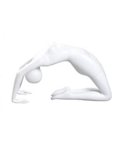 Yoga Damemannekeng, fitness/yoga - hvit
