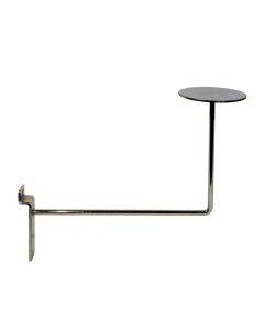 Hjelm-/ hatteholder i krom, t/ rillepanel