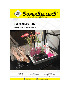 Katalog - For presentasjon, butikkdekorasjon og verktøy for butikken.