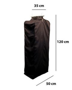 Kolleksjonspose m/ kuffertlukkning - H 120 - Sort