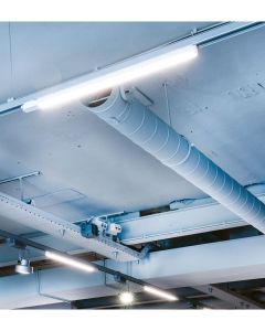 Linielys t/ 3-faset skinne, m/ indbygget LED, hvit, 20 W, 1373 Lumen, 3000 Kelvin, L 69 cm, B 3,1 cm, H 4,1 cm - armatur