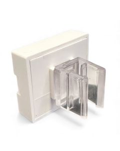 Magnetclips, vandret, B 3,5 x D 3 x H 3 cm, skilteholder til plastramme, klar