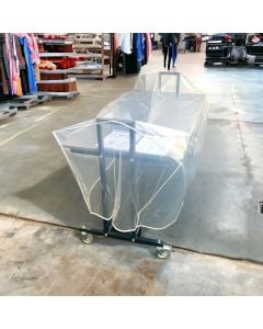 Regnhette t/ gatebord - L10 - klar plast