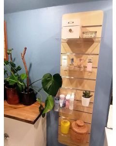 Rillepanel - Accessory. 30 x 120 cm. Velg mellem ahorn eller hvit