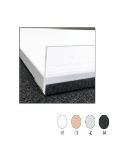 Hylle - skrå melaminplate (91 x 37 cm) - Standard hyller. Velg farge
