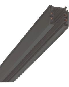 Strømskinne, 3F, 230V, sort, 2 m Global