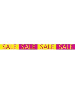 Vinduesstreamer m/ SALE - 8,5 x 120 cm, selvklebende bagside