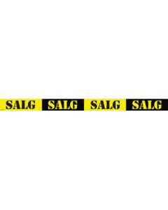 Vinduesstreamer m/  SALG - 8,5 x 120 cm, selvklebende bagside