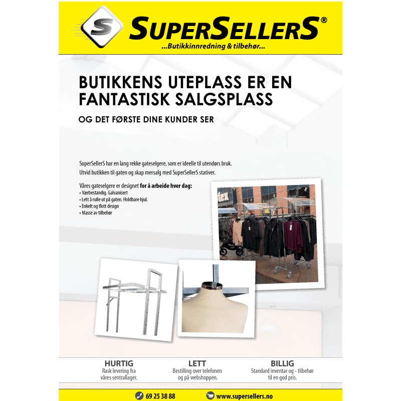 Butikkens uteplass